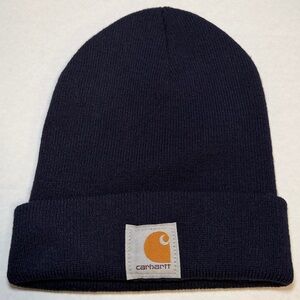 Carhartt Navy Blue Beanie Adult OS